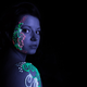Illustration for article titled 10 Psychedelic Blacklight Portraits